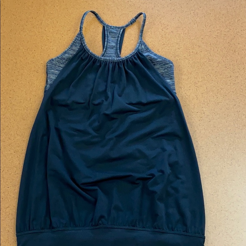Lululemon Built in bra black tank top